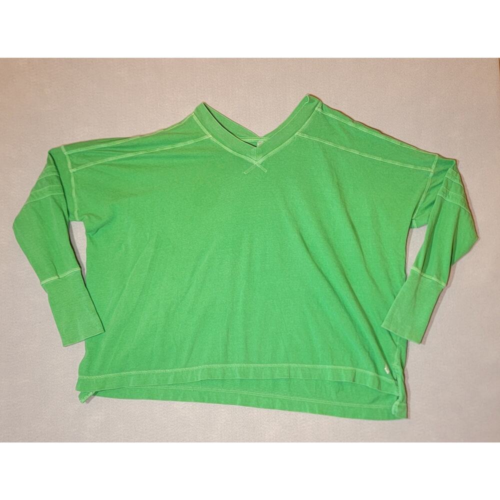 FP Movement All Star Layer V-Neck Top Green Small